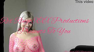 fernanda alvarez shows off her big tits before the scenes