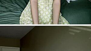 masturbation session with redhead nymph solo play