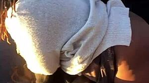 Monster Cock Fucks Wet Pussy Outdoors