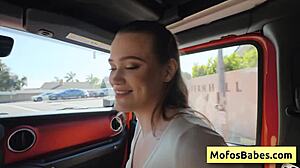 Chloe Rose Gives Wet Blowjob to Charles Dera in Car and Home
