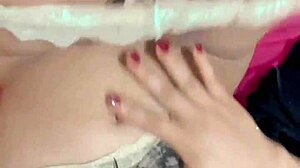 Latina Trans Woman Touches Herself To Ejaculation