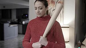 A paranoid teen 18+ bitch gets roughly fucked by a perv stranger.