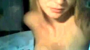 Beautiful girl showing off on webcam