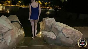 Hot Milf Aria Khaide Sucks Cum From Rome Majors Big Black Cock