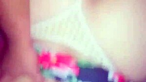 Mature Woman Poses Seductively on Her Side in Homemade Video