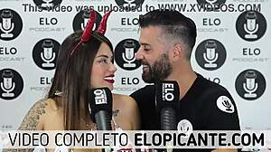 Blonde Colombian Sara Sucks Banana Covered in Cream