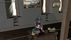 fire emblem three house featuring petras in casual anal scene