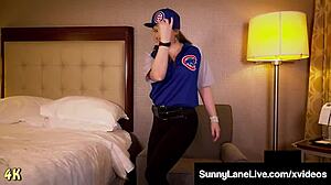 Sunny Lane's Emotional Finger Fucking Ode To Baseball