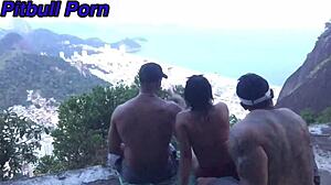 Emotional Orgy with Friends at Rio's Mirante