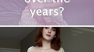 masturbation session with redhead nymph solo play