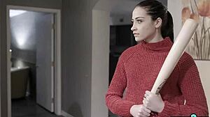 A paranoid teen 18+ bitch gets roughly fucked by a perv stranger.