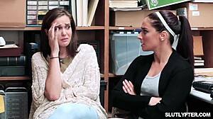 Mike Mancini fucks shoplifters Aria Carson and Maya Farrell