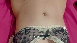 Latina Trans Woman Touches Herself To Ejaculation