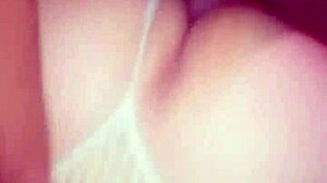 Mature Woman Poses Seductively on Her Side in Homemade Video