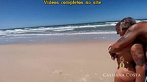 Cassiana Gives Her Ass To Novinho For Creampie