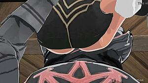 fire emblem three house featuring petras in casual anal scene