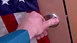 cute brunette in casting interview with tattoos