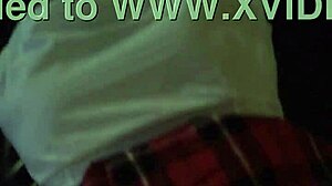 A sexy couple has fun with the postal guy in their home.