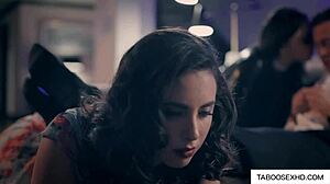 Threesome Fun with Cum Swapping Among Hot Brunettes