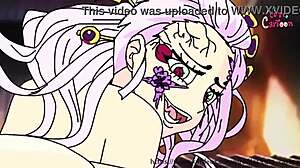 cazador de demonios daki y tanjiro anime scene