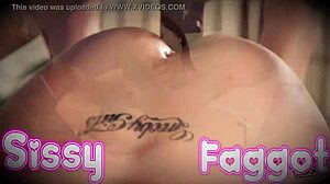 Sissy Trainer Feminizes And Blacks Transsexual