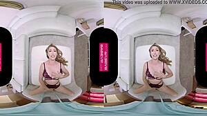 Verronica Kirei Uses Dildo For POV Cum In VR