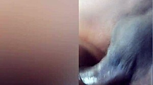 Friend fucks big black cock for creampie.
