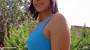 Meg Magic takes rough deep anal pounding