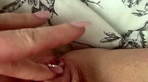 Milf Fingers Pink Pussy and Toes for Wet Orgasm