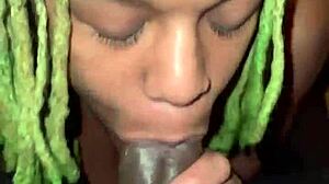 fat booty ebony in lingerie taking dick full