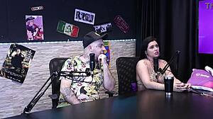 evelyn zain in sheer red lingerie reveals her cuckold fetish