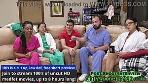 male nurse jerks off in exam room during break