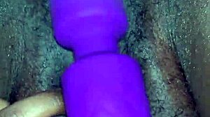 that ebony teen had a creamy orgasm with toys