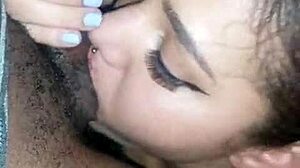 best interracial blowjob with ebony and latina 😍