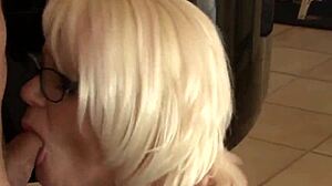 real milf sucks cock with intense passion