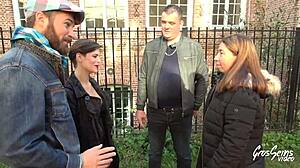 Laeticia and Marie Crave a Wild Orgy with Sexy European Sluts