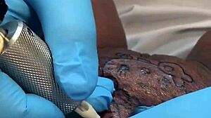 Tattoo appointment turns steamy