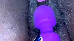 that ebony teen had a creamy orgasm with toys