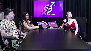 evelyn zain in sheer red lingerie reveals her cuckold fetish