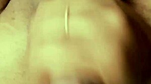 indian girl gives morning handjob to cock