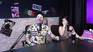 evelyn zain in sheer red lingerie reveals her cuckold fetish