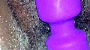 that ebony teen had a creamy orgasm with toys