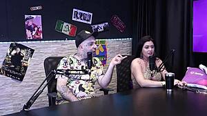 evelyn zain in sheer red lingerie reveals her cuckold fetish