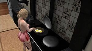 i'm alone at home with my wife in a quiet moment