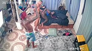 Amateur latina teen 18+ gets assfucked by asian in home video