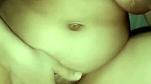 Hey, sexy babe fingering nude in toilet! 🚽