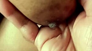 indian girl gives morning handjob to cock