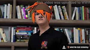 Big titty milf begs, Give me your cum, students!