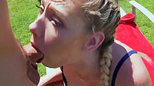 roxy nicole tries outdoor anal with natural tits