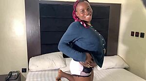 Pretty Ebony Joy In Casting Interview